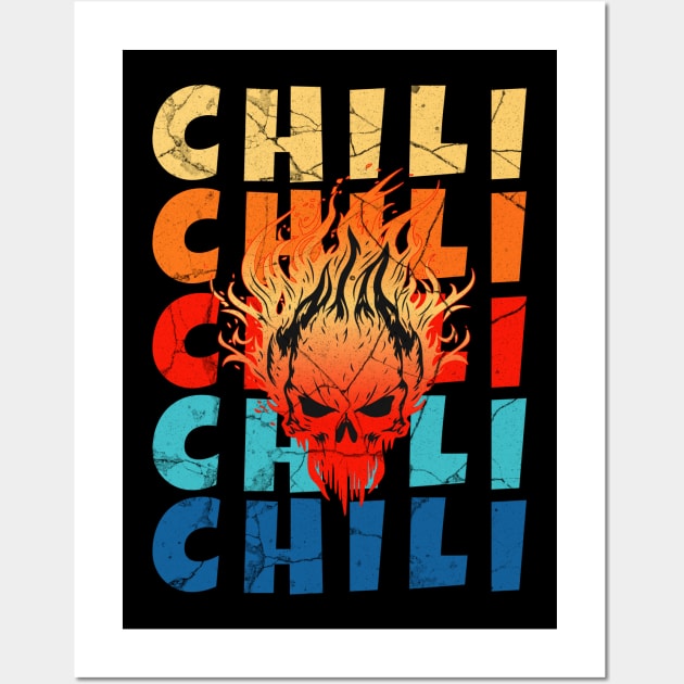 Smoking Hot Chili Wall Art by 2HivelysArt